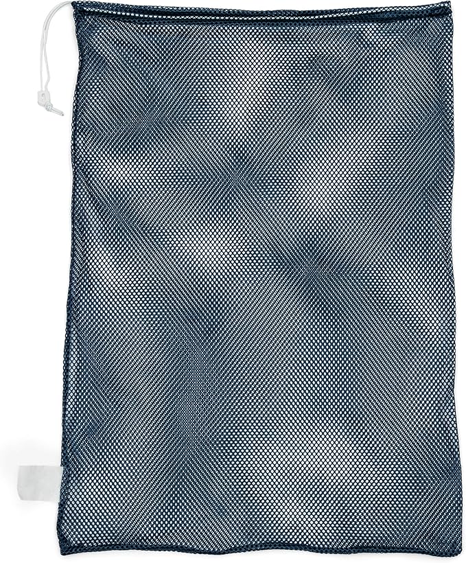 Champion Sports Mesh Equipment Bag – Heavy-Duty Nylon Drawstring Bag by ChampionSports