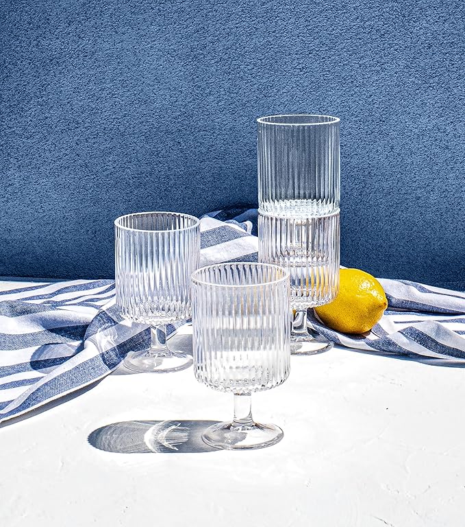 Mesa 10 oz Durable Acrylic Wine Glasses, Shatter-Resistant and Dishwasher-Safe - Image 3