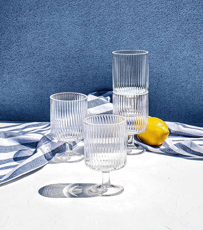 Mesa 10 oz Durable Acrylic Wine Glasses, Shatter-Resistant and Dishwasher-Safe - Image 3