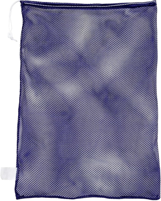 Champion Sports Mesh Equipment Bag – Heavy-Duty Nylon Drawstring Bag by ChampionSports