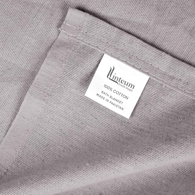 Linteum Textile Supply 100% Cotton Hospital Patient Bath Blanket, Bed Bath Sheet - Image 5