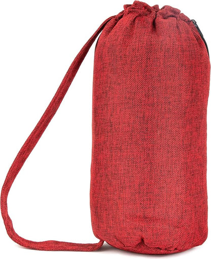 Nickel Bags Padded Drawstring Duffle Tube, Hemp Protective Sling Bag - Image 3