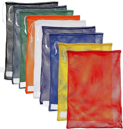 Champion Sports Mesh Equipment Bag – Heavy-Duty Nylon Drawstring Bag - Image 10