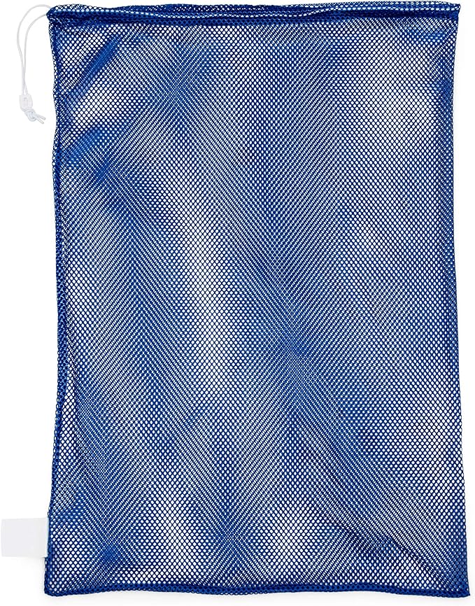Champion Sports Mesh Equipment Bag – Heavy-Duty Nylon Drawstring Bag by ChampionSports