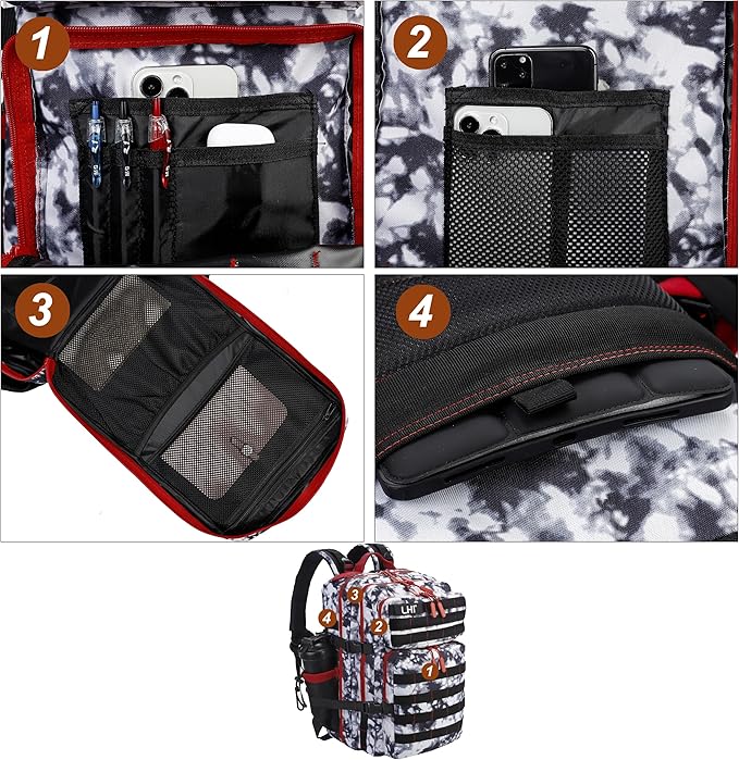 LHI Military Tactical Backpack for Men and Women 45L Army 3 Days Assault Pack - Image 6