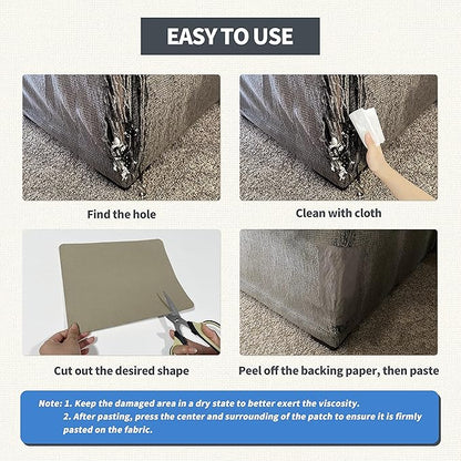 KING MOUNTAIN Canvas Repair Patch 9 x11 Inch 4 Pcs Self-Adhesive Waterproof - Image 6