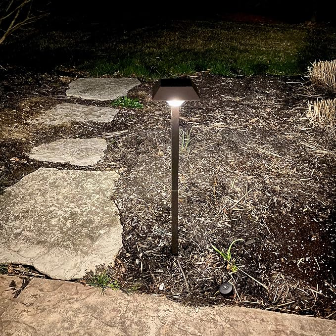 Super Bright 300 Lumens Solar Pathway Lights Outdoor, 2 Lighting Color Modes - Image 9
